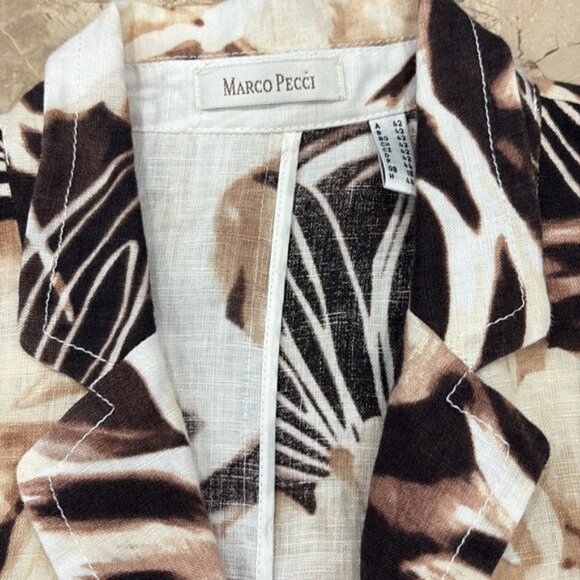 Marco Pecci Safari Style Top - Picture 2 of 5